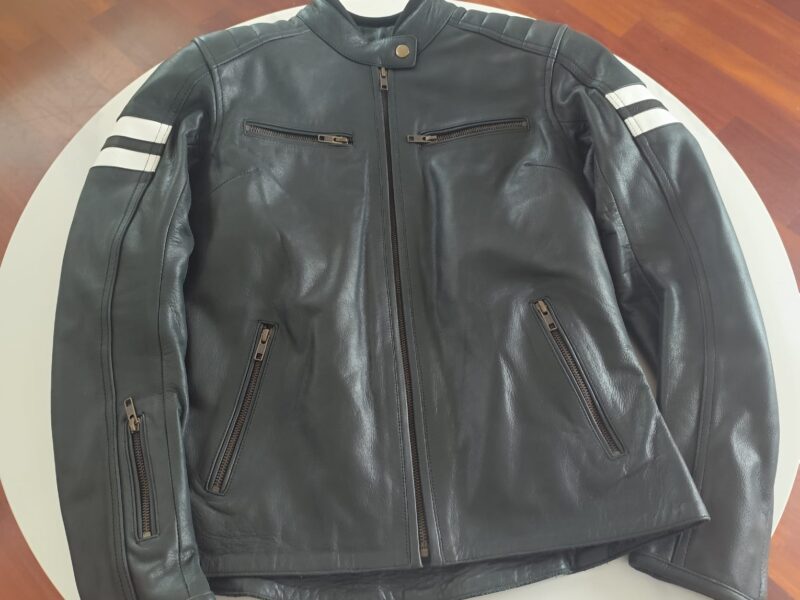 Chaqueta piel mujer con protecciones talla S