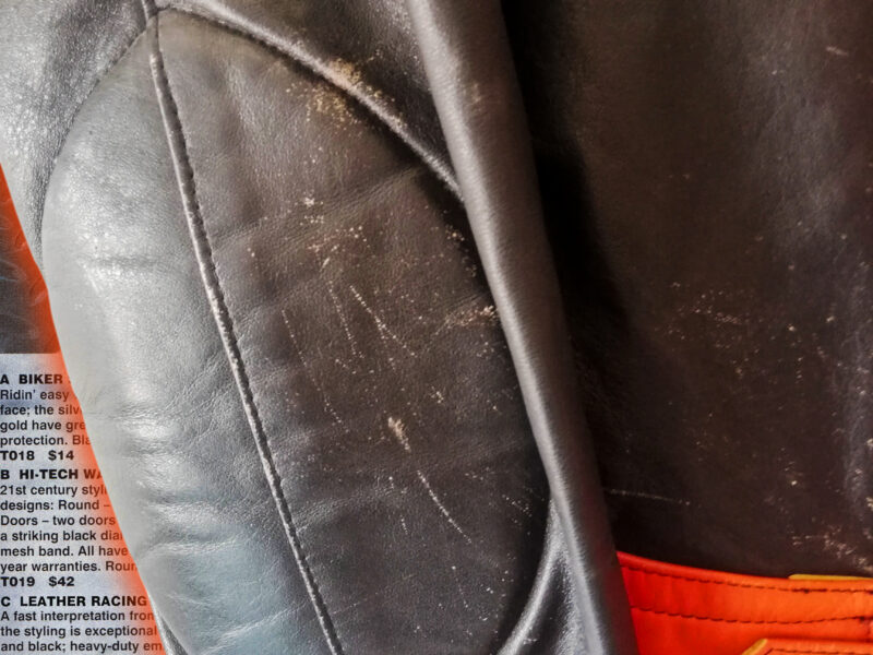 Chaqueta Biker Vintage de Cuero Unisex