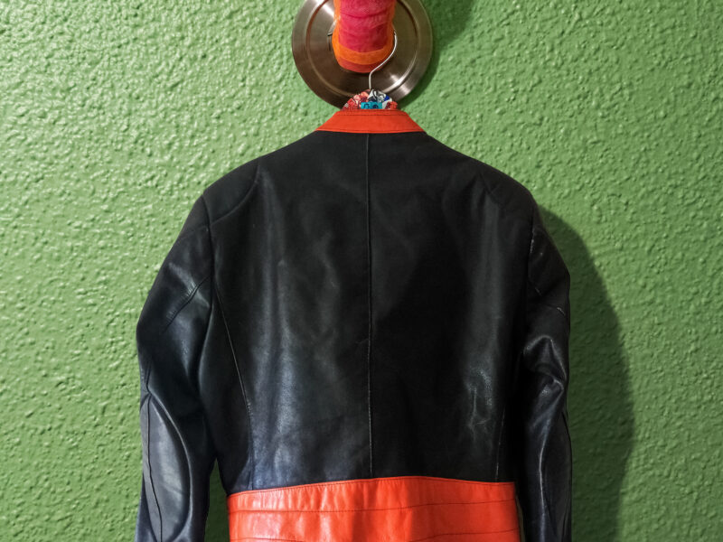 Chaqueta Biker Vintage de Cuero Unisex
