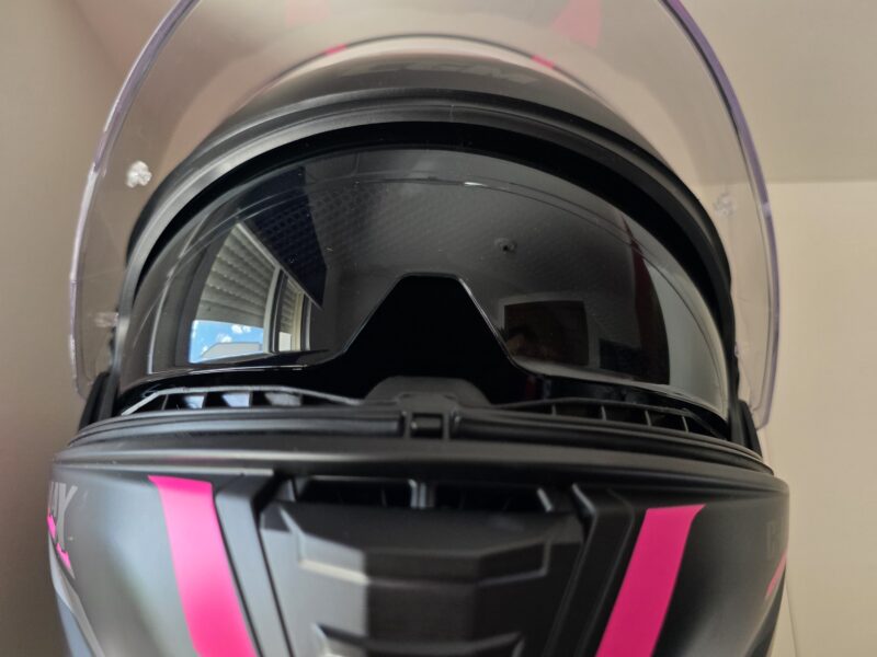 Casco CGM 569 Moto Scooter Negro y Rosa