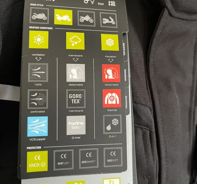Chaqueta Moto Revit Talla 5XL. Sin estrenar