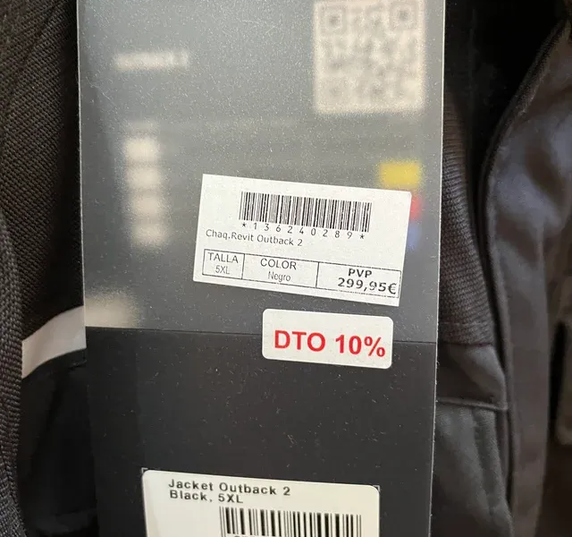 Chaqueta Moto Revit Talla 5XL. Sin estrenar