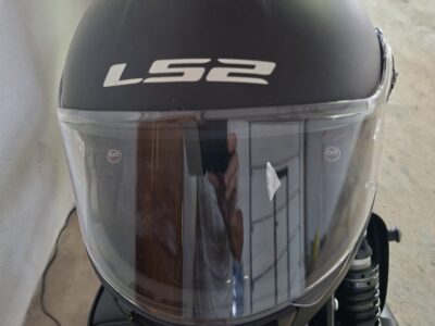 Casco Modular LS2 Negro Mate (con Gafa Solar) Talla M (57-58 cm)