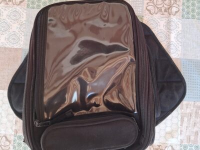 Bolsa sobre depósito magnética para moto (convertible en mochila)