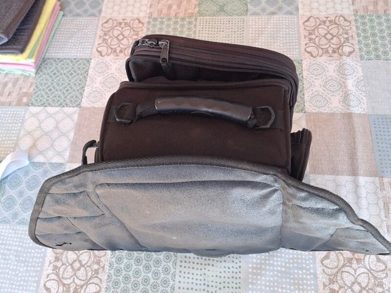 Bolsa sobre depósito magnética para moto (convertible en mochila)