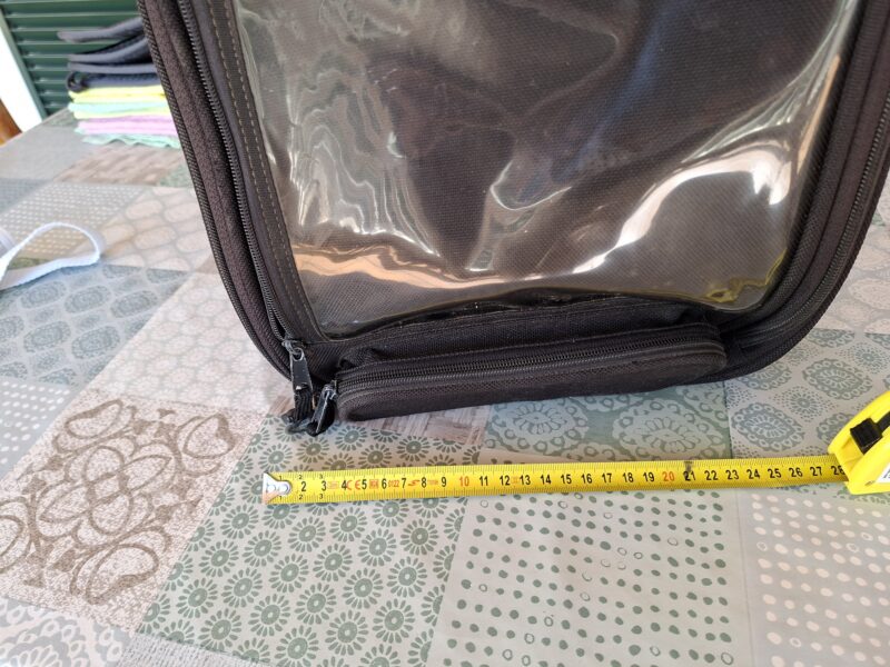 Bolsa sobre depósito magnética para moto (convertible en mochila)